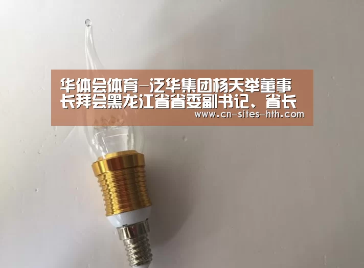 华体会体育-泛华集团杨天举董事长拜会黑龙江省省委副书记、省长陆昊(图4) 华体会体育